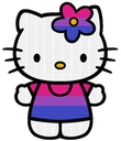 HelloKittyBisexual emote for Discord