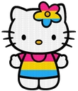 HelloKittyPansexual emote for Discord