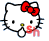 HelloKittyShhh emote for Discord