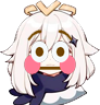 PaimonFlushed emote for Discord