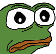 PepeBubzFaceSpin emote for Discord
