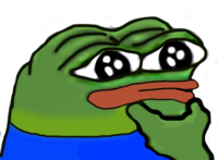 pepethink emote for Discord