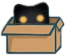 dark_box_cat emote for Discord