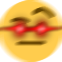 extreme_face_with_raised_eyebrow emote for Discord