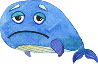 sadwhale emote for Discord