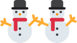 two_snowmen emote for Discord