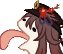 HuTaoLick emote for Discord