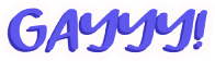 gayyy emote for Discord
