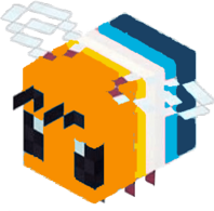 AroAce_MC_Bee emote for Discord