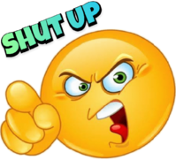 SHUT_UP emote for Discord