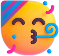 win11emoji_partying emote for Discord