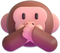 win11emoji_speak_no_evil emote for Discord