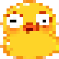 8bitduck_flushed emote for Discord