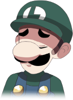 Luigi_Exhausted emote for Discord
