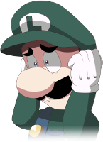 Luigi_Terrified emote for Discord