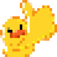8bitduck_thumbsup emote for Discord