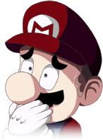 Mario_Shocked emote for Discord