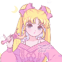 pink_sailormoon emote for Discord