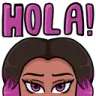 Reyna_Hola emote for Discord