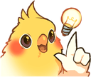 BirdIdea emote for Discord