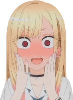 Blushing_Marin_Kitagawa emote for Discord
