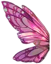 PinkButterflyWingLeft emote for Discord