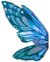 BlueButterflyWingLeft emote for Discord