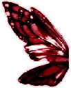 RedButterflyWingLeft emote for Discord