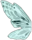 WhiteButterflyWingLeft emote for Discord