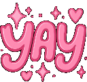 Pinkyaytext emote for Discord