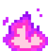 PixelPinkFire emote for Discord