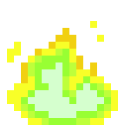 PixelYellowFire emote for Discord