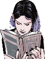 raven_reading emote for Discord