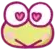 kerohearteyes emote for Discord