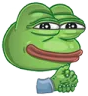 PepePleased emote for Discord