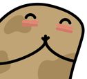 blush_potato emote for Discord