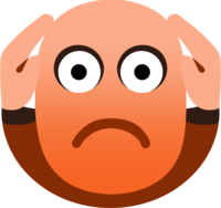 Stressed_Moodle emote for Discord