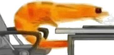 prawnposture emote for Discord
