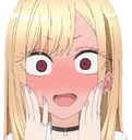 Kitagawa_blush3 emote for Discord