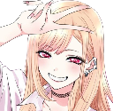 marin_peace emote for Discord
