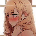 marin_shy emote for Discord