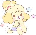isabelle_ac emote for Discord
