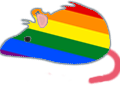 PrideRat emote for Discord