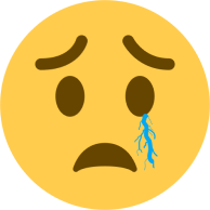worryTearCry emote for Discord