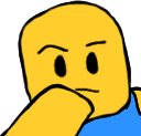 Roblox_Noob_Think emote for Discord