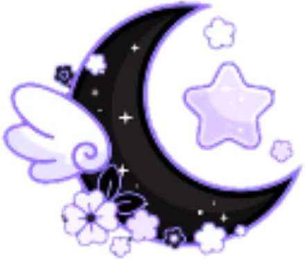 purplenblackmoon emote for Discord