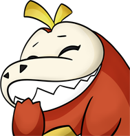 Fuecoco emote for Discord