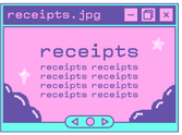 Y2K_Receipts emote for Discord