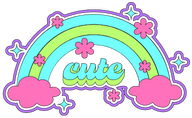 Y2K_Cute_Rainbow emote for Discord
