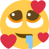 Love_Obsessed_Drool emote for Discord
